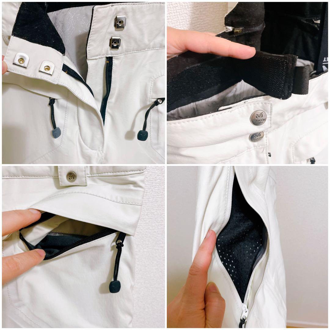 MILLET ミレー　ハードシェルパンツ　白　GORE-TEX 雪山登山　スノボ