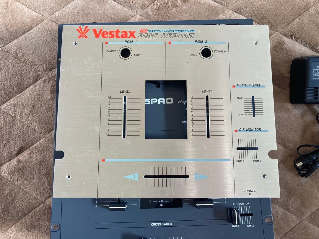Vestax ベスタクス pmc05PRO クラシックDJミキサー　交換パネル有