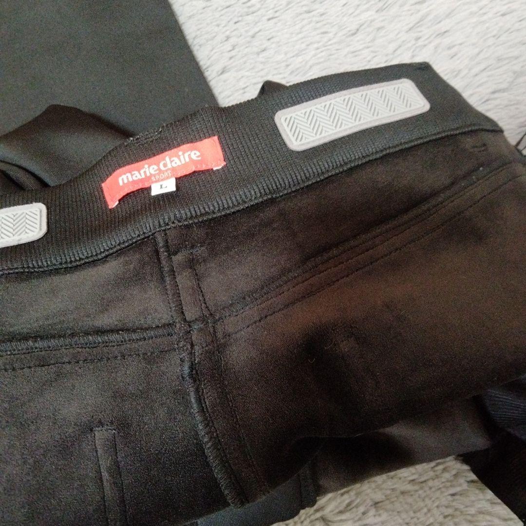 marie claire♡ニット♡裏起毛/パンツ♡L ゴルフ/スポーツ