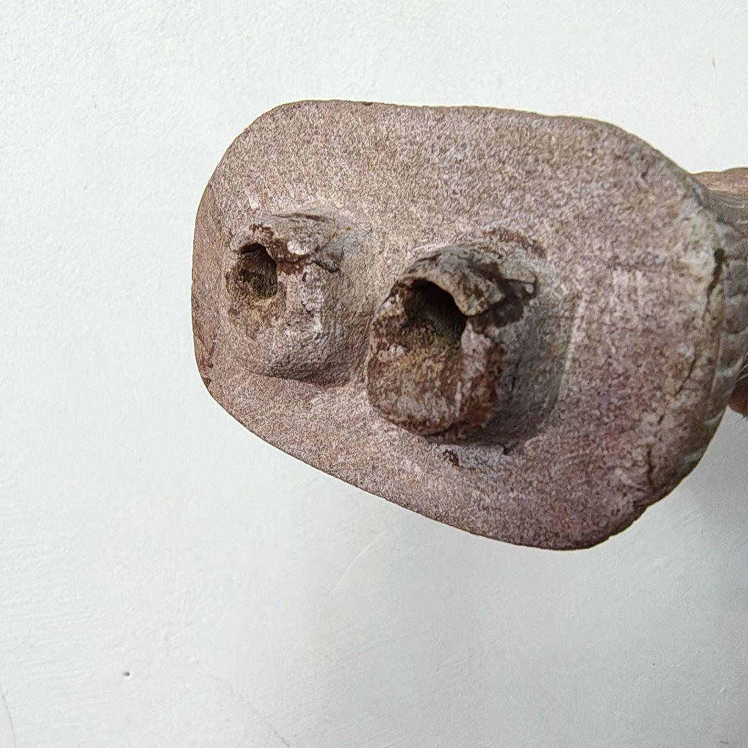 クメール　女神像　砂岩　彫刻　オブジェ　レプリカ　H39cm