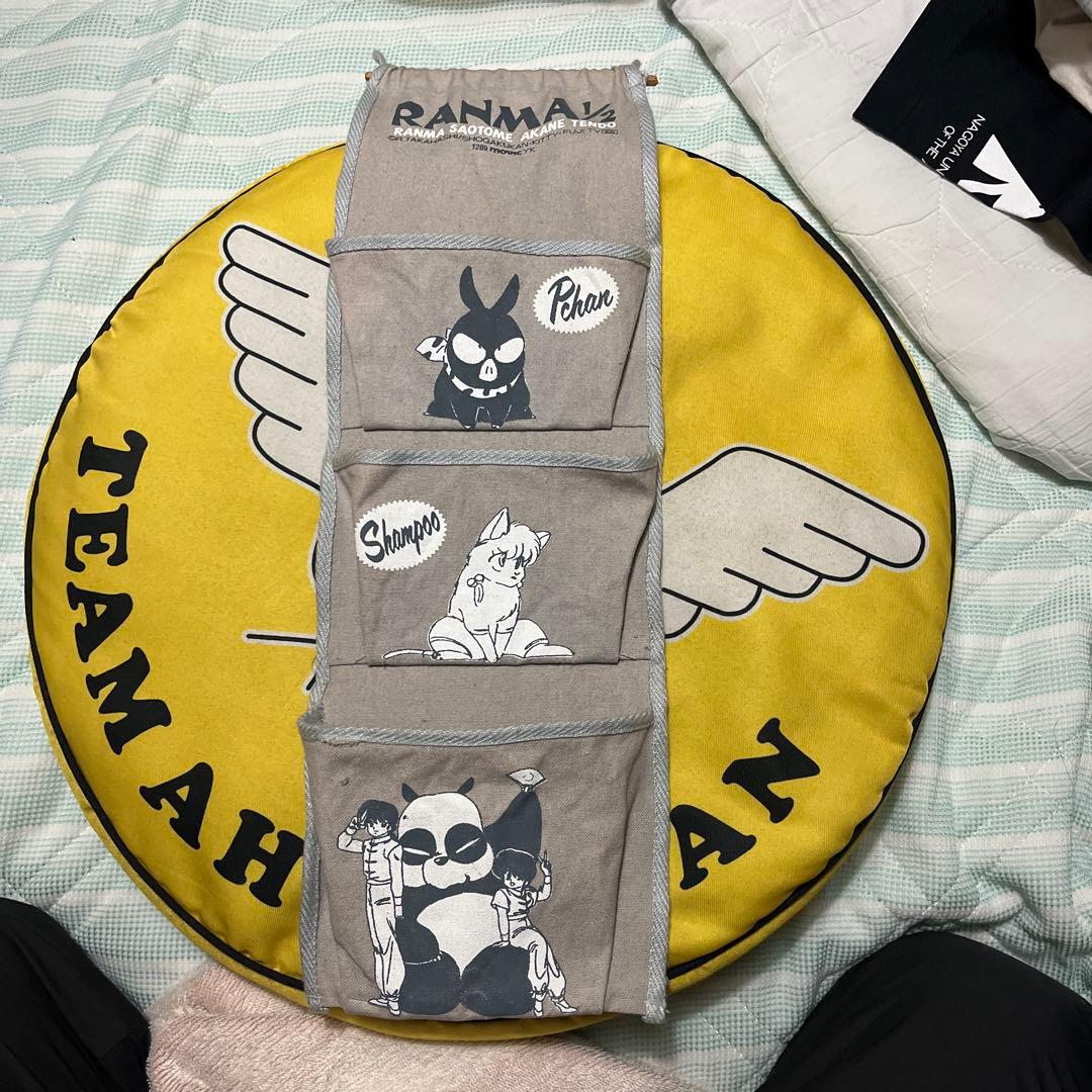 超激レア物です♪初代 らんま1/2 ウォールポケット 収納ポケット グレー