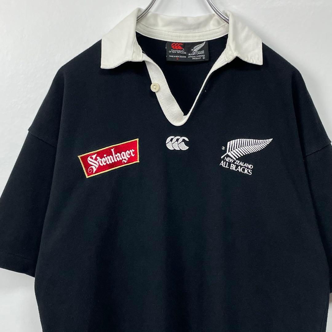 カンタベリー　オールブラックス　ラガーシャツ　ポロシャツ