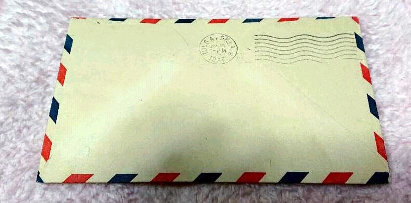 1947年 アメリカ 戦争 封筒 切手 使用済み切手 戦争 戦闘機 記念切手