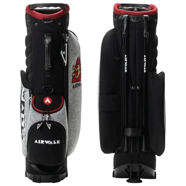 新品 AIRWALK GOLF エアーウォーク スタンドキャディバッグ グレー