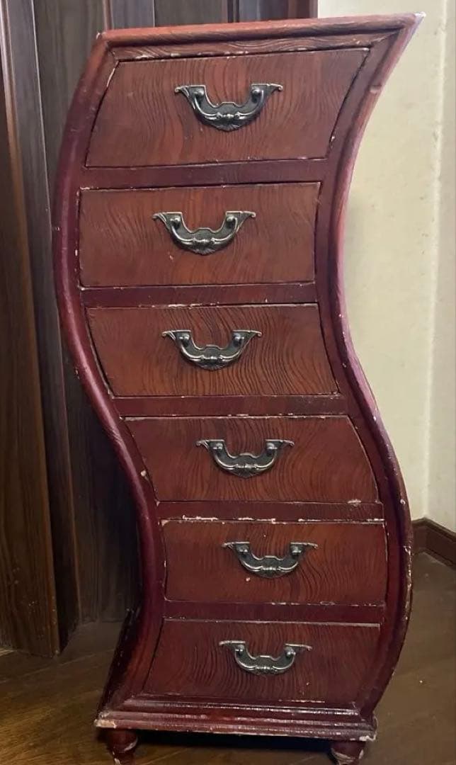 アジアンウェーブデザインタンス 他に見ない珍しい逸品❣️かなりお値下げしています。