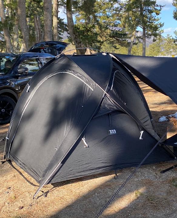 希少muraco BLACK BEAK 4P ムラコブラックビークグランドシート