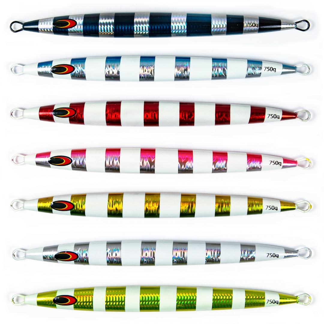 12月31日まで破格！メタルジグ750ｇ30.8ｃｍ 7色7本セット　送料無料