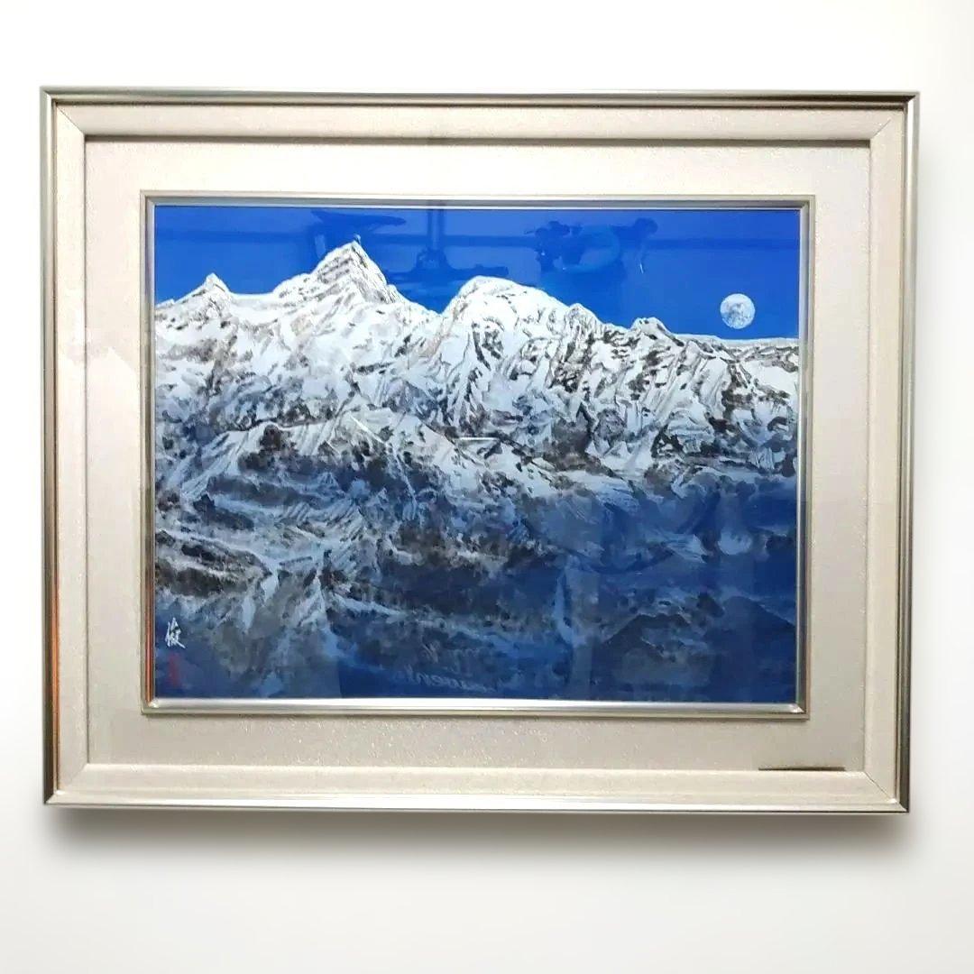 日本画 小宮山 俊 ヒマラヤ連作サイズ15号