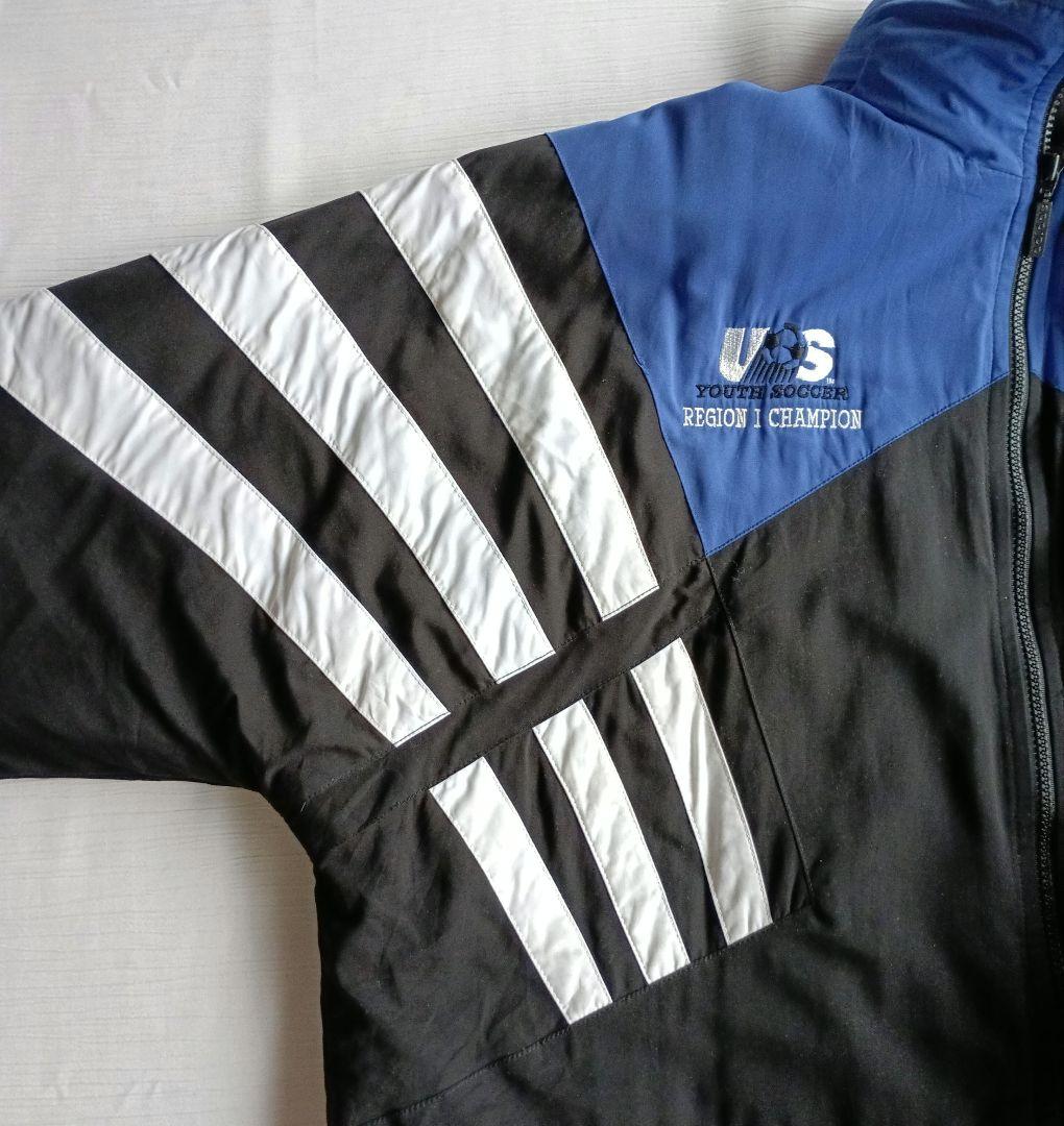 90s adidas 万国旗タグ アメリカ代表ユース サッカー ベンチコート L
