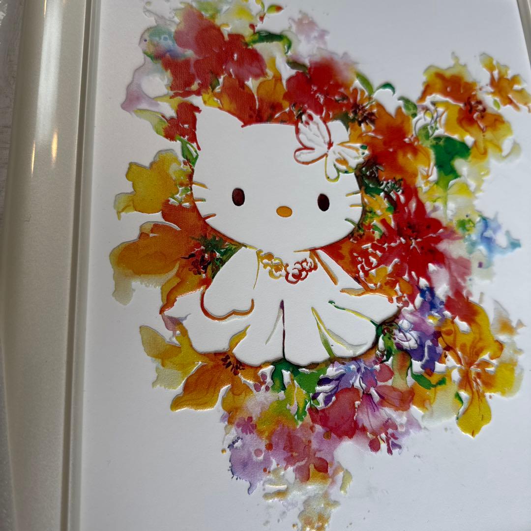 2013年カシオアート　立体的なお花のハローキティ