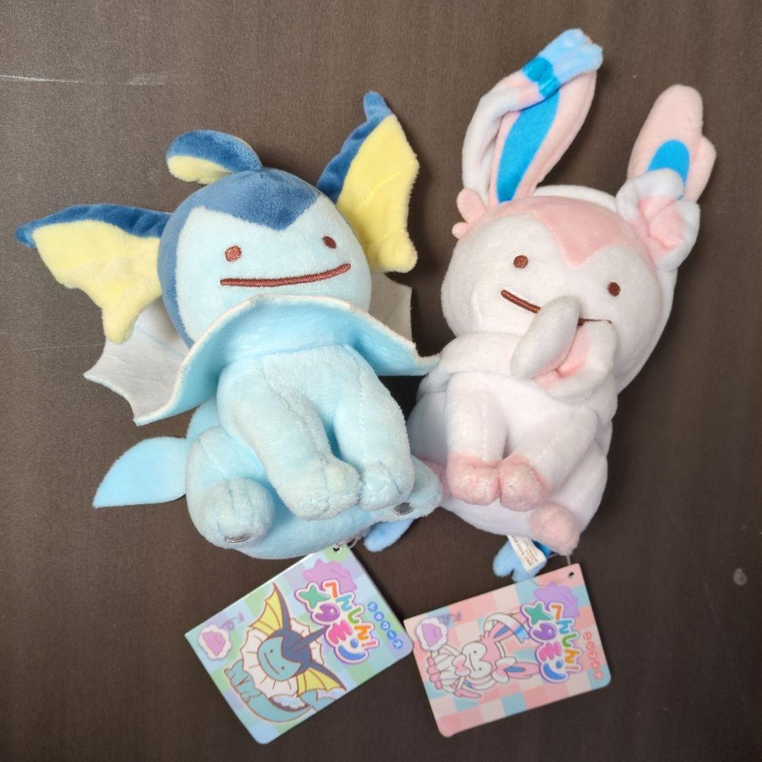 へんしん！メタモン　ぬいぐるみ　ニンフィア　シャワーズ