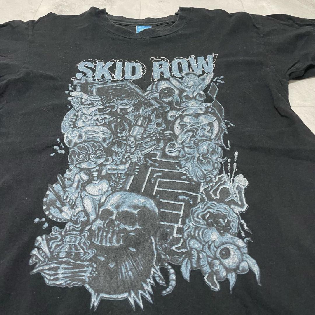 90s USA製 フルーツオブザルーム スキッドロウ ヘヴィメタバンド バンドT