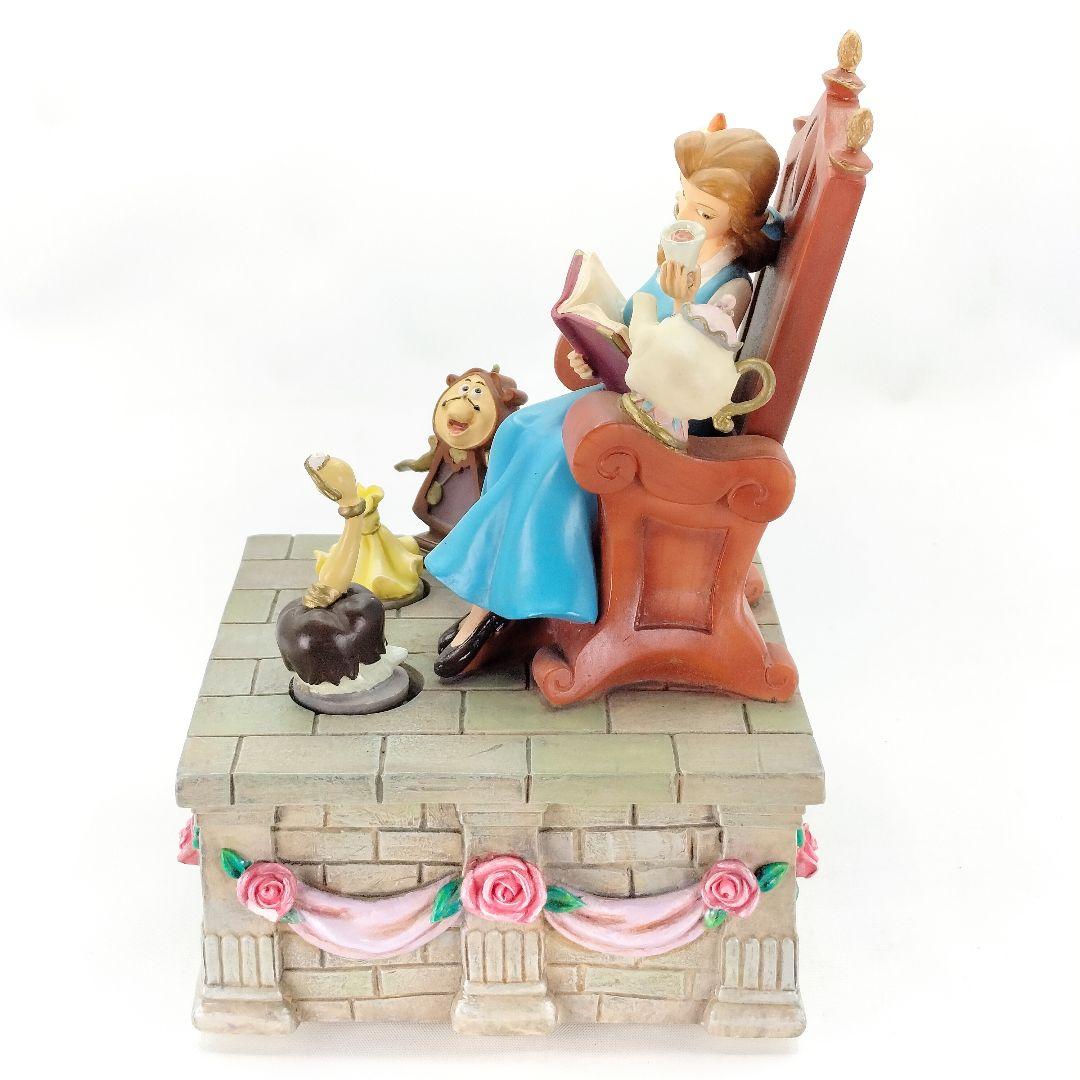 ディズニーストア限定 美女と野獣 オルゴール ベル フィギュア 現状品