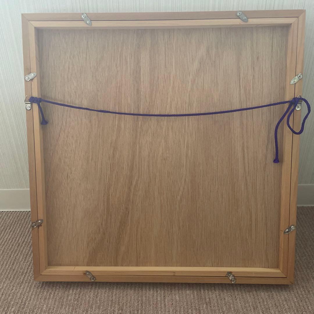 インテリア　書道アート　渡文帯　刺繍