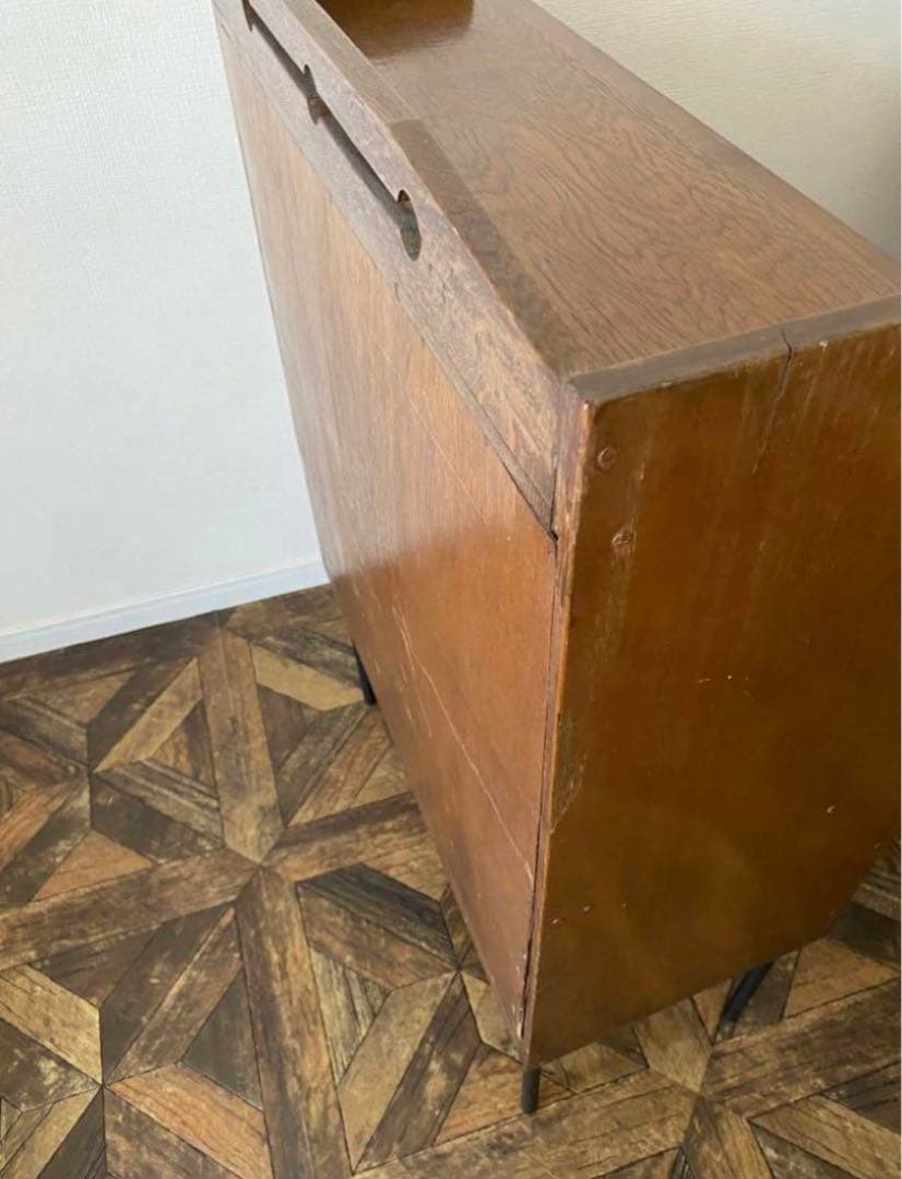 【ネモ】古道具　ライティングビューロー　文机　チェスト