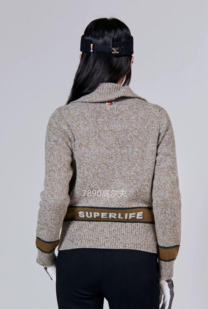 本日更に値下★サウスケープ　上品　レディース ゴルフセーター・グレー　M