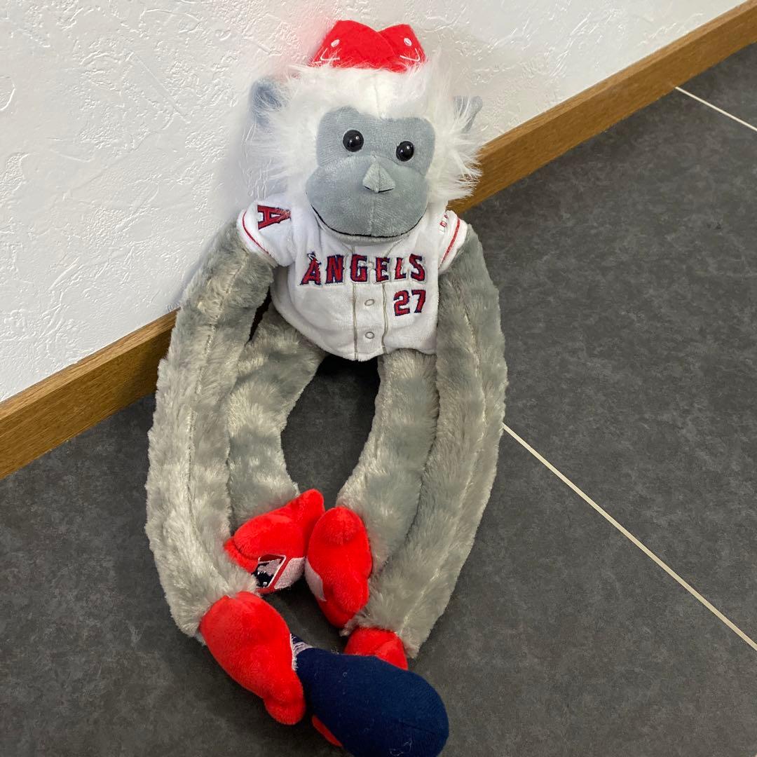 【シリアルナンバー付】球場限定品 エンゼルストラウト27ラリーモンキーぬいぐるみ