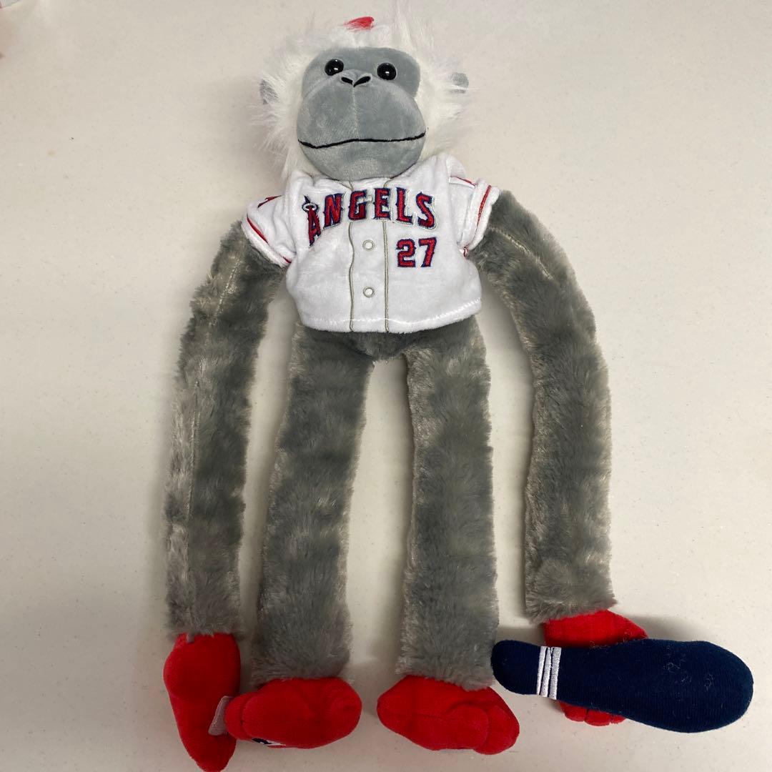 【シリアルナンバー付】球場限定品 エンゼルストラウト27ラリーモンキーぬいぐるみ