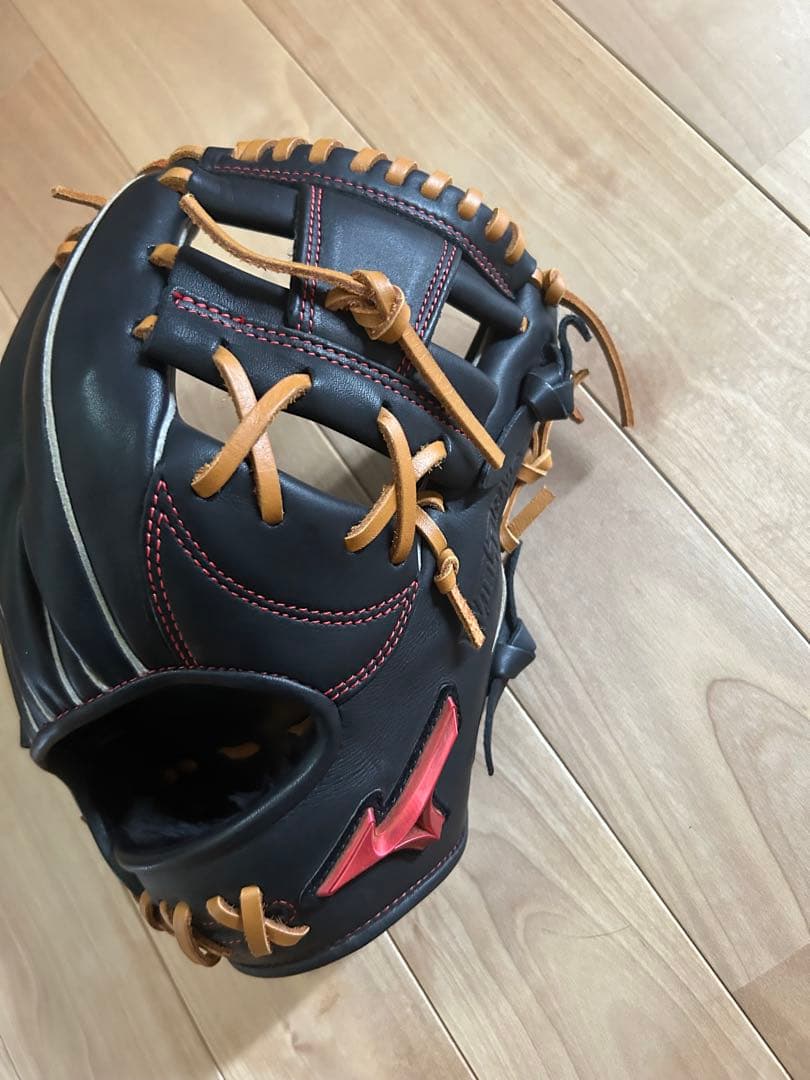 黒/茶 軟式グローブ ミズノ