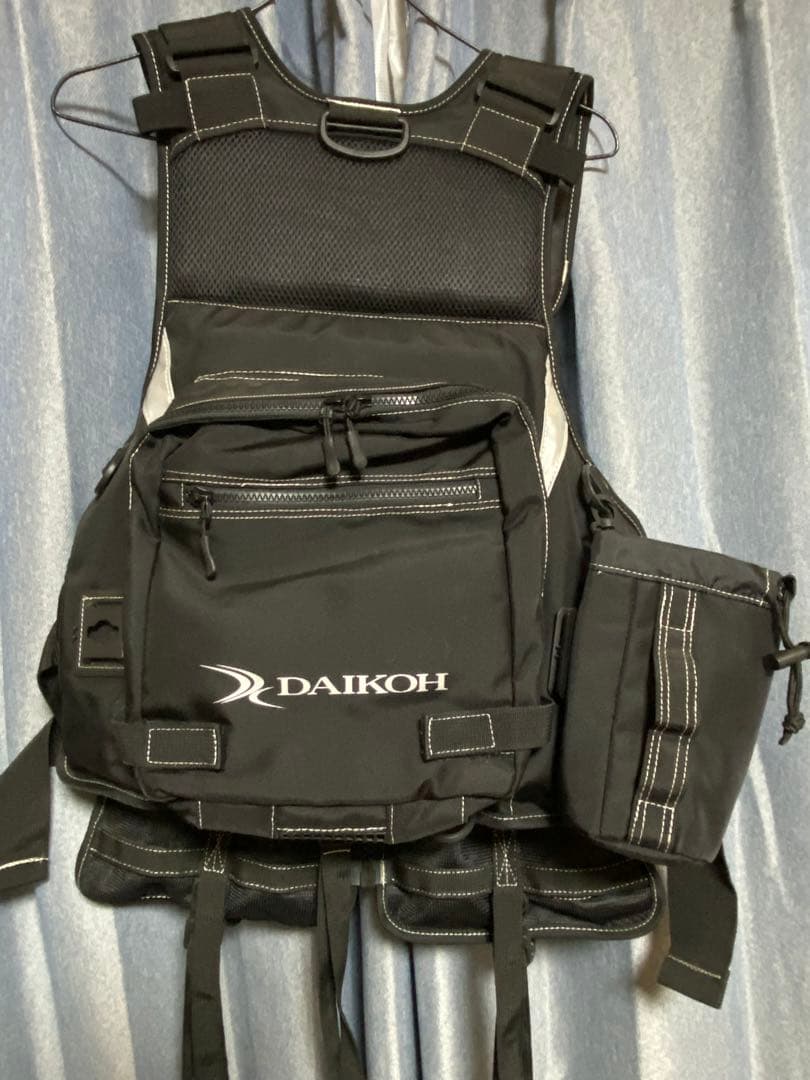 DAIKOH フィッシングベスト ブラック