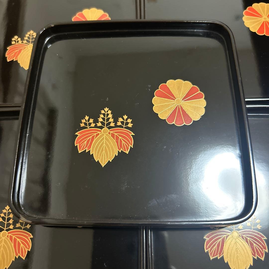 輪島塗　高台寺蒔絵銘々皿　小森克己　日展　特選　骨董品　美術品　伝統工芸品