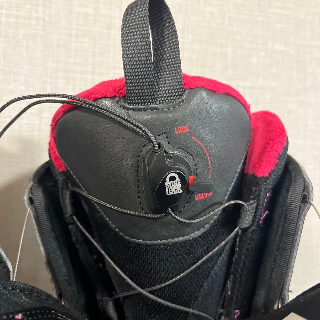 SALOMON スノーボードブーツ 女性用 ブラック/ピンク