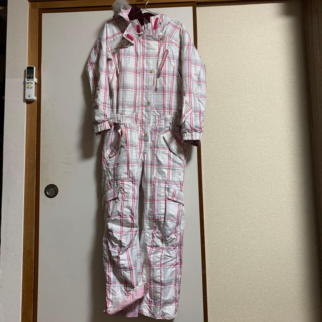 スノーボードウェア　チェック柄　11号　美品　おまけあり