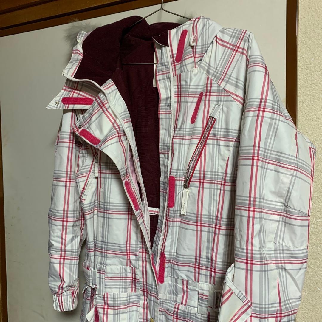 スノーボードウェア　チェック柄　11号　美品　おまけあり
