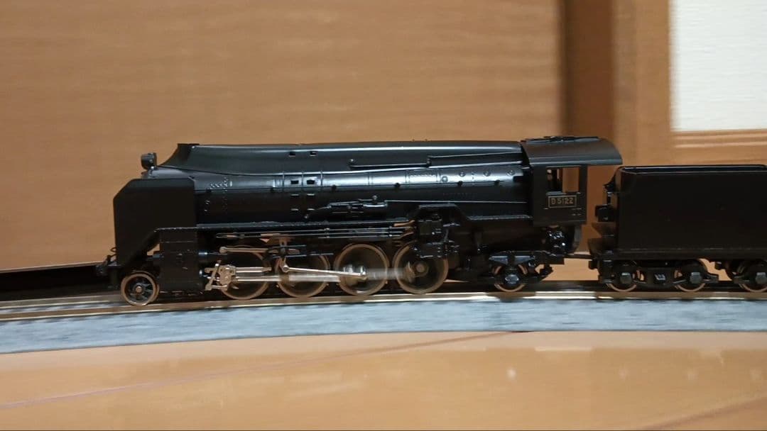 HOゲージ 天賞堂アダチ D51全流蒸気機関車、メンテナンス済