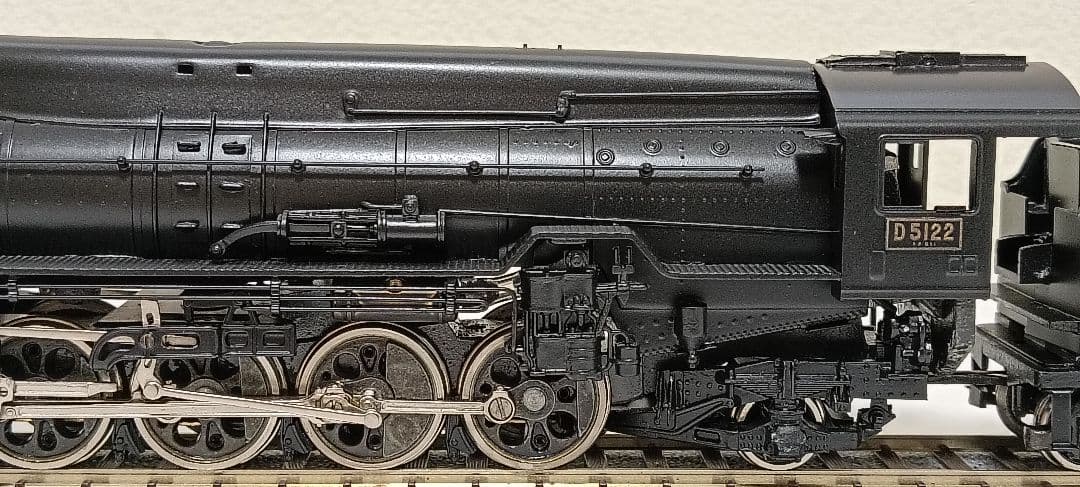 HOゲージ 天賞堂アダチ D51全流蒸気機関車、メンテナンス済
