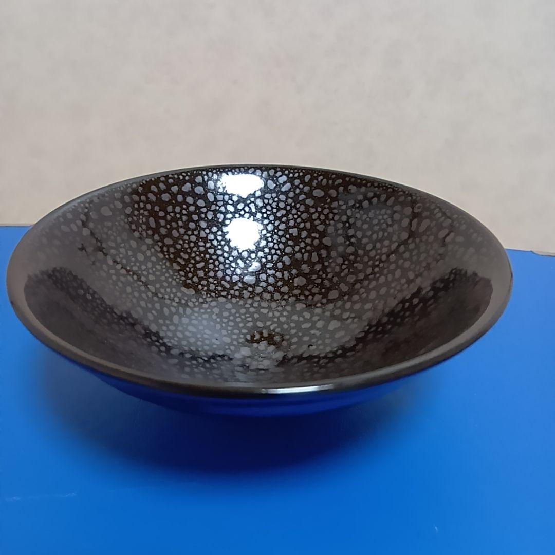 骨董品　新庄東山焼　油滴天目茶碗　五代 涌井弥瓶　 陶磁器　茶器　茶道具　茶碗