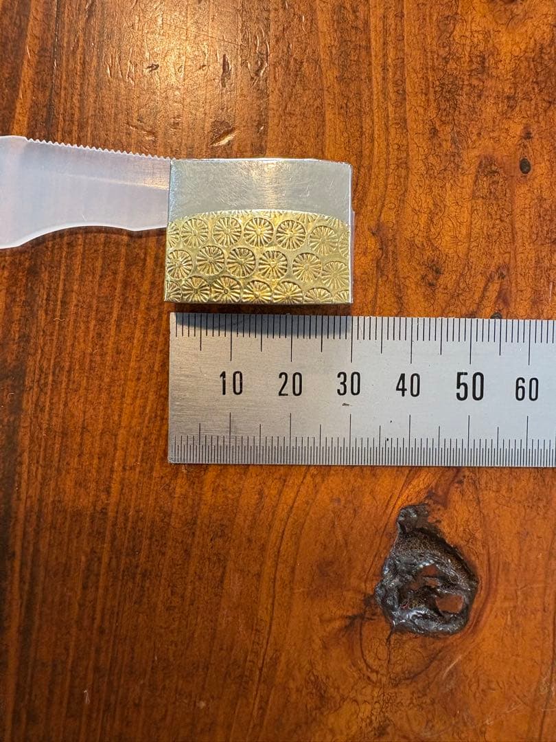 ハバキ　二重はばき　金着せ　銀着せ　はばき