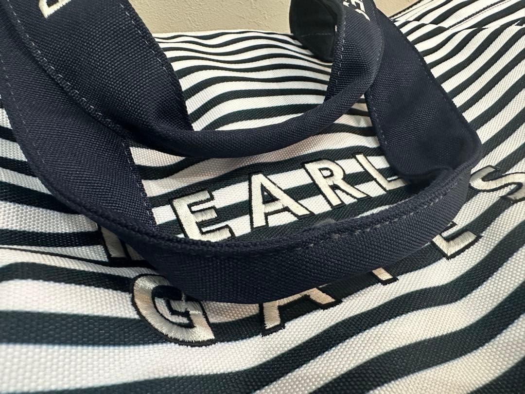 PEARLY GATES ストライプ トートバッグ