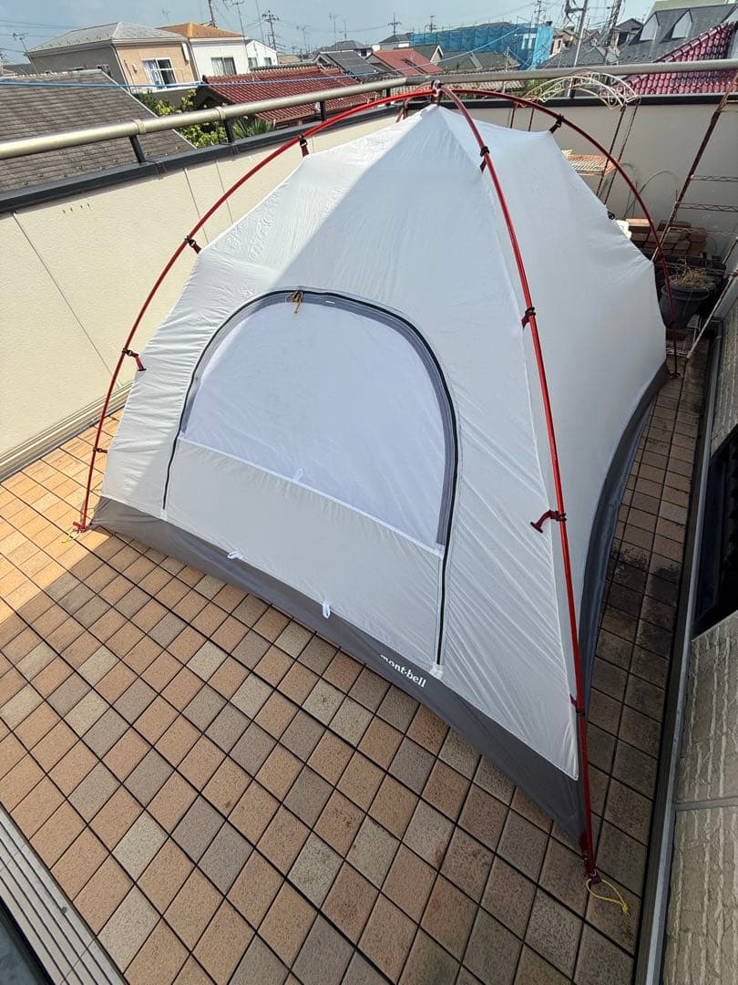 モンベルステラリッジ4テント、レインフライ、グランドシート