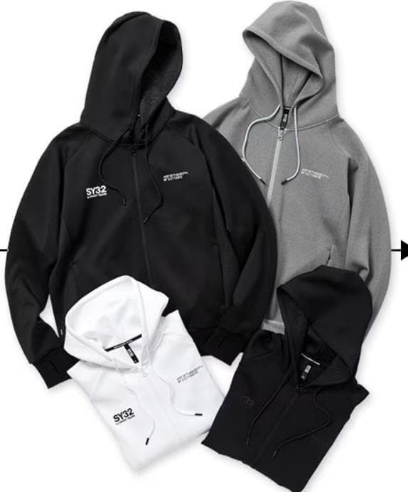 SY32 セットアップ 長袖 長ズボン Sサイズ ホワイト 新品未使用タグ付き