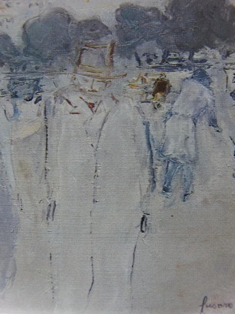 ジャン・フサロ、「コンコルド広場」、希少な額装用画集より