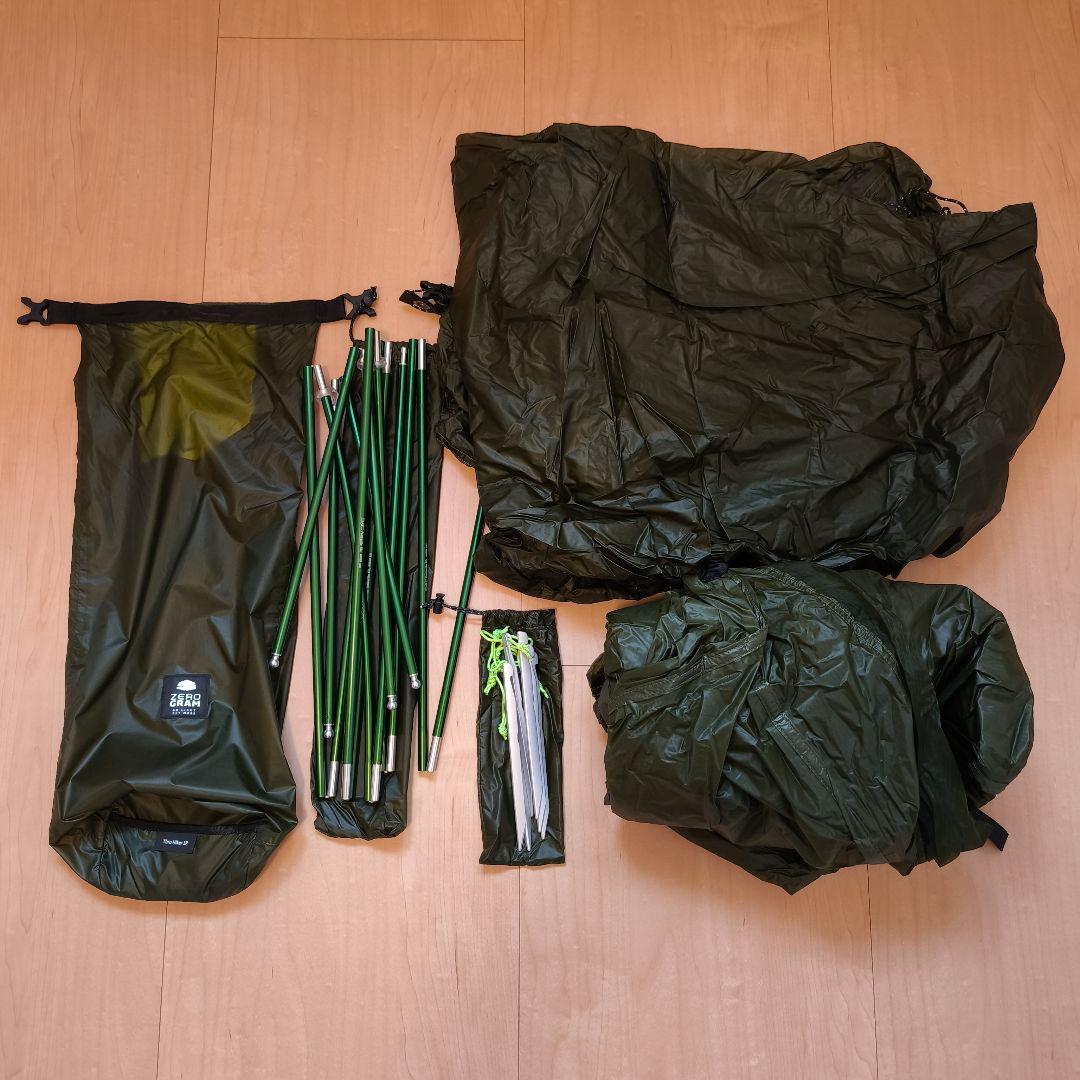 ZERO GRAM ゼログラム Thru Hiker 1P スルーハイカー