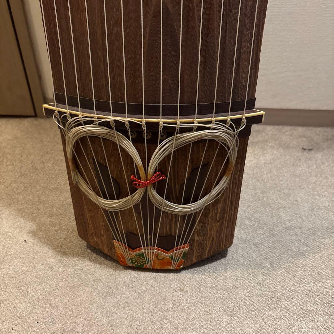 伝統的な木製筝 13弦 和楽器