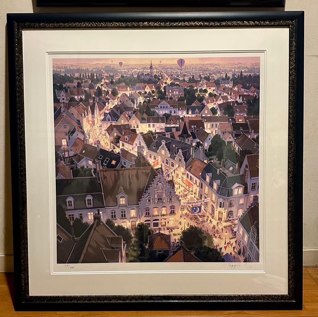 かちょ　笹倉鉄平 [パサージュ デ ルミエール]シルクスクリーン直筆サイン