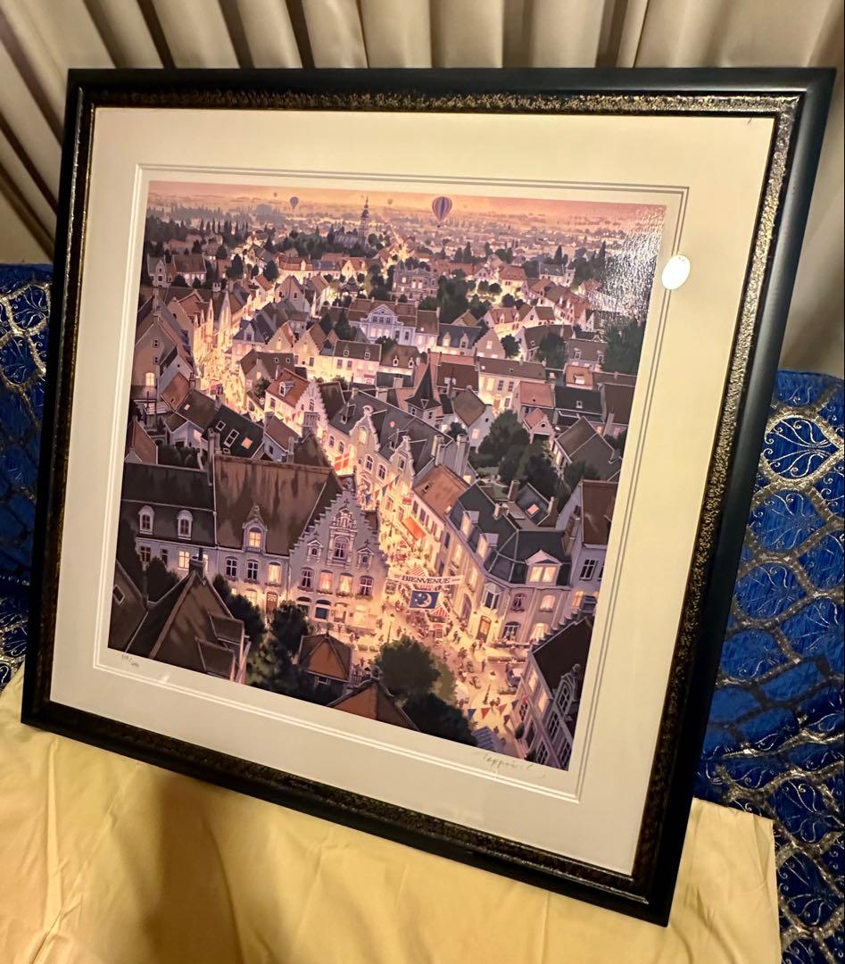 かちょ　笹倉鉄平 [パサージュ デ ルミエール]シルクスクリーン直筆サイン