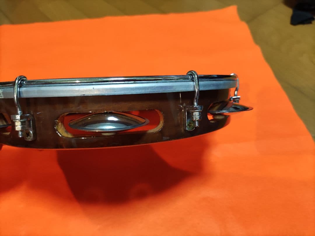 ☆Bauer PERCUSSIONパンデイロ　本皮　10インチ　スペーサー入り☆