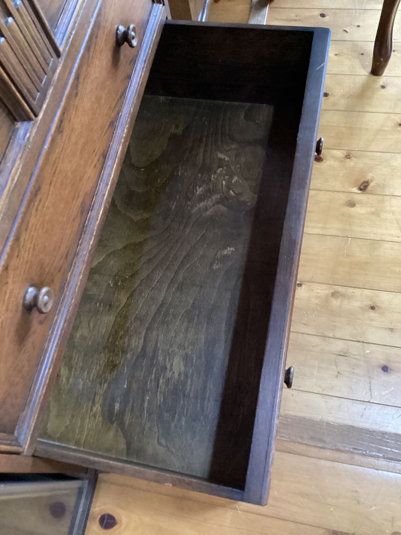 イギリスアンティーク　ライティングビューロー　デスク　キャビネット