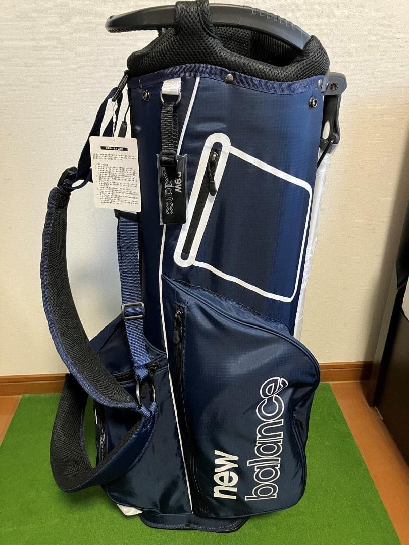 【新品】NEW BALANCE 軽量キャディバッグ スタンド式