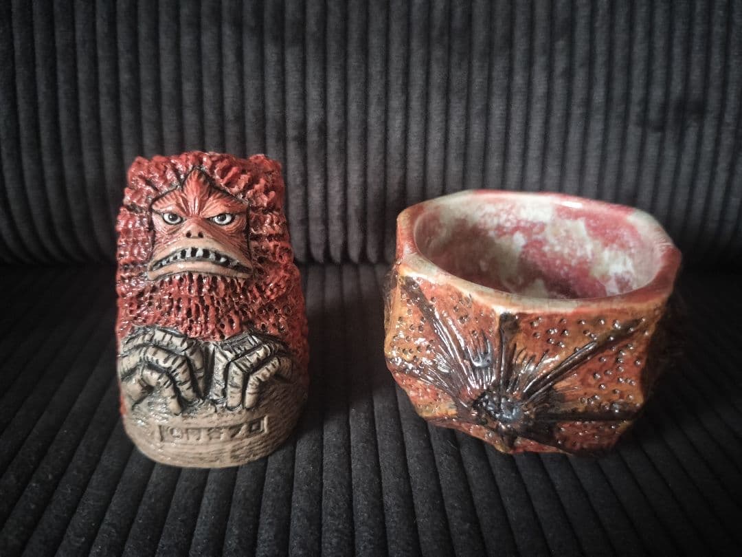 きたむら工房　ガラダマぐい呑　ガラモン