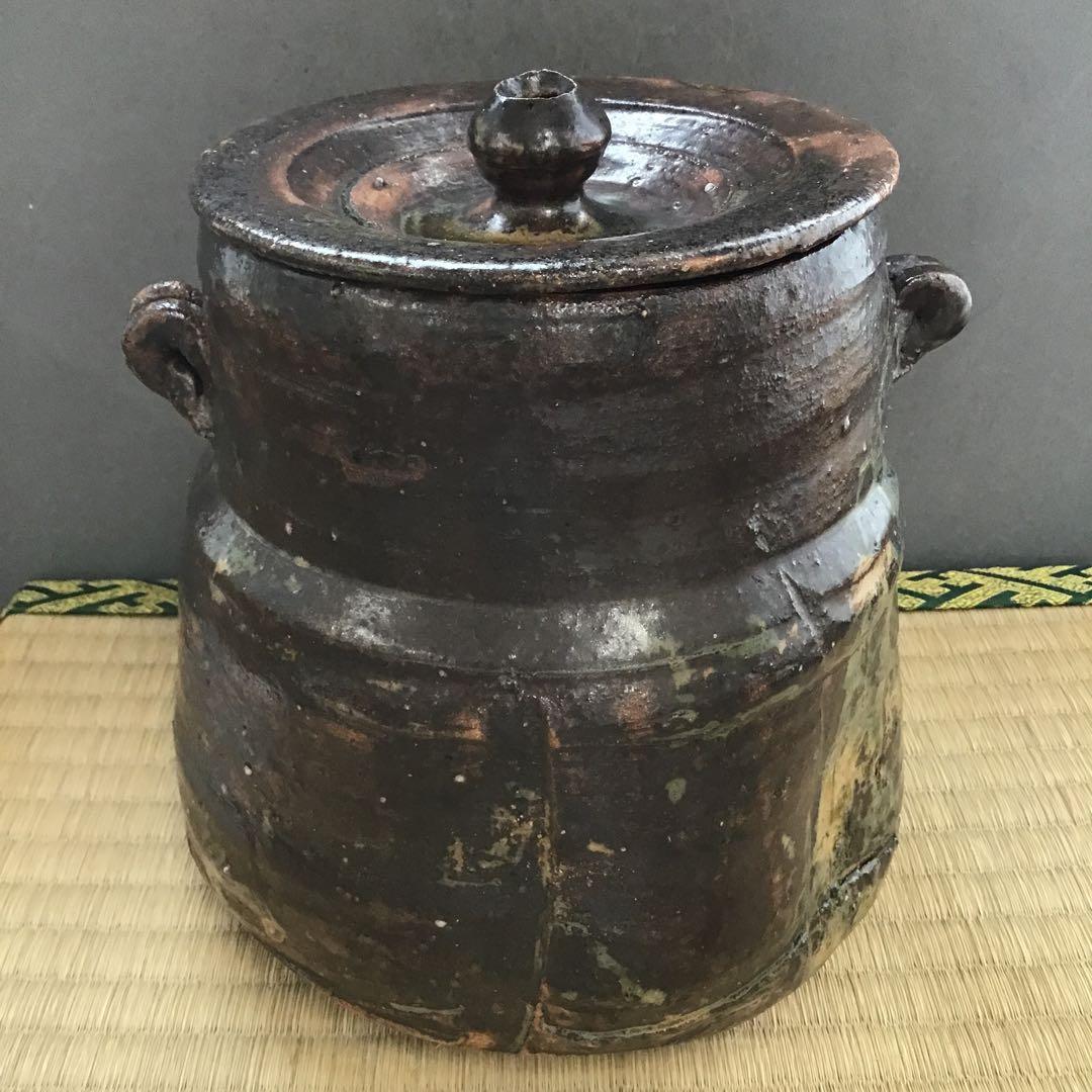 茶道具　水指　いらほ　水指　宗歩作　替蓋付　共箱　S28MS