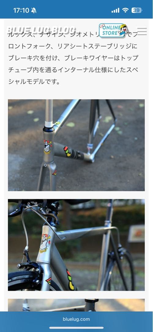 チネリ マッシュ ボルト 1.0 ＸＳピスト bluelug CT52cm