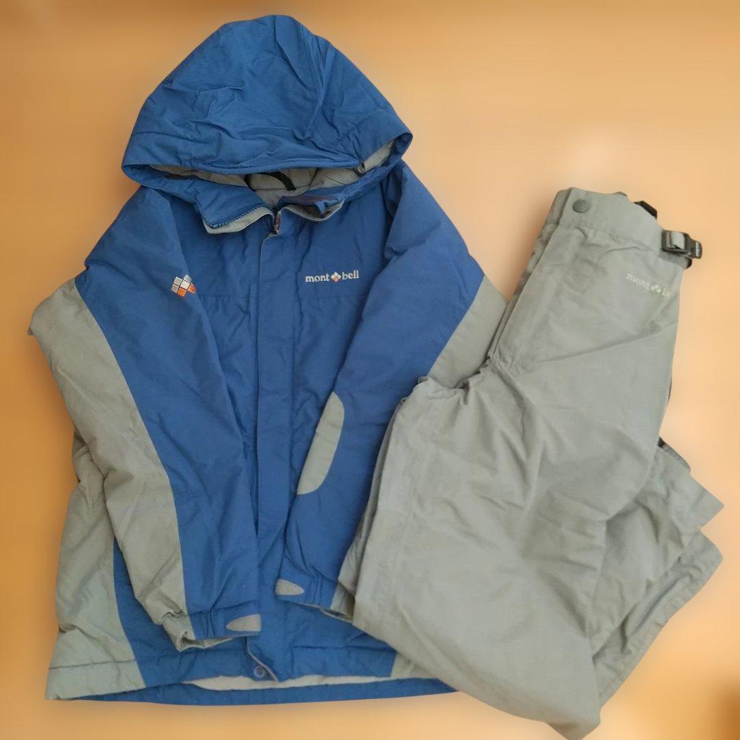 mont-bell 子ども用ジャケット　パンツ　上下セット　モンベル
