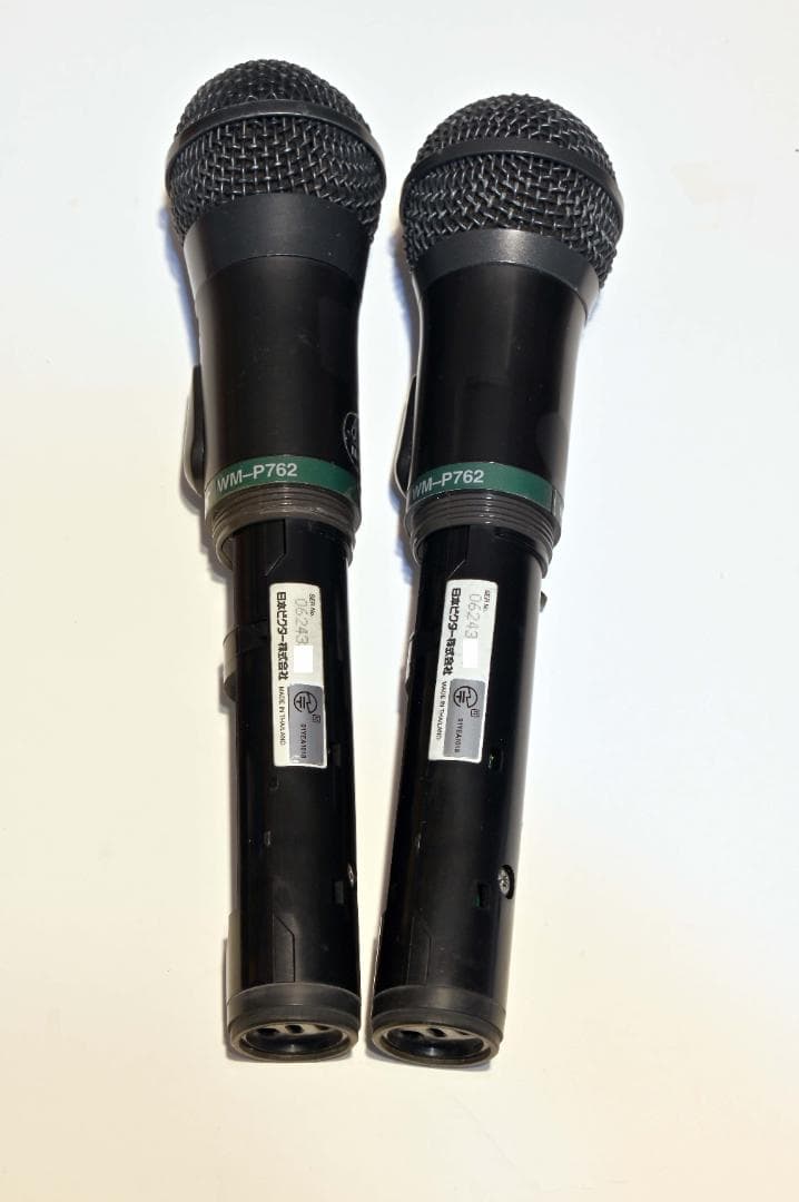 Victor ワイヤレスマイク ＷＭ-P762 2本セット 中古品