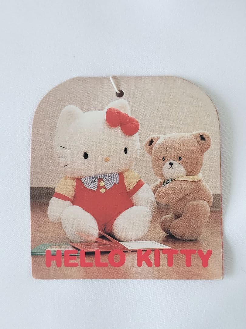 年代物/超激レア/入手困難/希少/1976年初期キティちゃんのぬいぐるみ/旧ロゴ