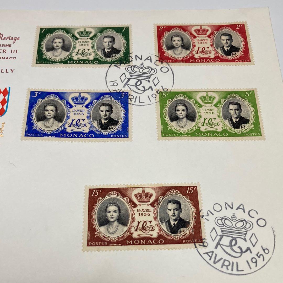 グレースケリー　レーニエ3世　ロイヤルウエディング　結婚記念　招待状　モナコ王国